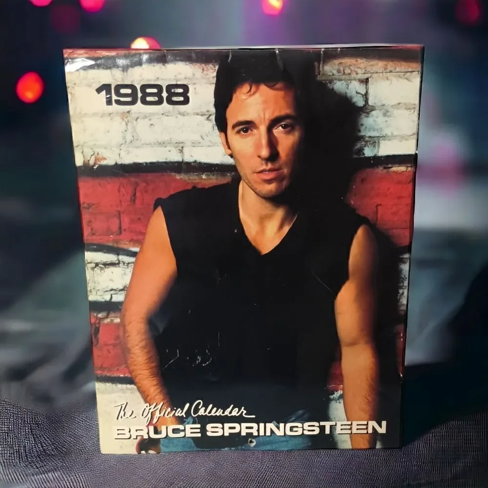 Bruce Springsteen 1988 Official Calendar Vintage Wall Decor Large Paper Photos. - Picture 15 of 16